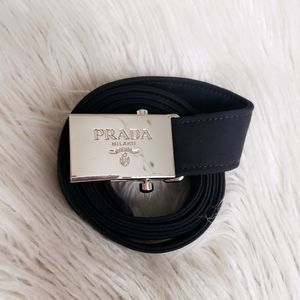 Prada Nylon Buckle Belt